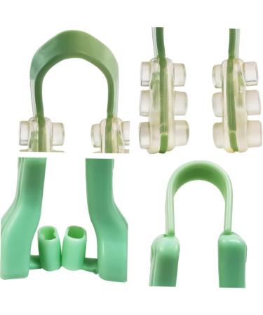 Beatifufu 1 Set Nose Clip Set Nose Bridge Straightener Night Nose Clips Sleeping Nose Clip Nose Nasal Stopper Clips Nariz U-type Nasal Woman Nose Clips U-type Nose Clips 5.3x3.8cm Green - Buy Online on GoSupps.com