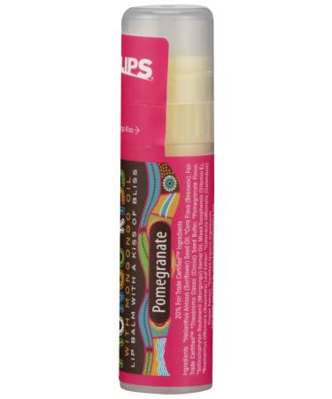Eco Lips Mongo Kiss Lip Balm Pomegranate - 2PC | Organic & Natural Moisturizing Balm for Healthy Lips - Buy Online on GoSupps.com