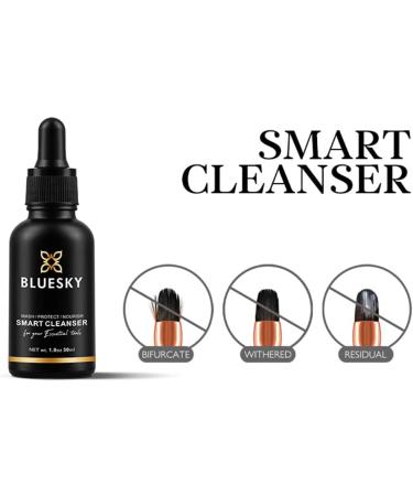 BLUESKY Smart Cleanser Nail Brush Cleaner Liquid Solution For Gel Polish 30Ml - Buy Online on GoSupps.com