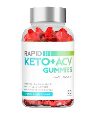 nutradash Rapid Keto ACV Gummies - Rapid Keto Gummies (60 Gummies - 1 Month Supply)