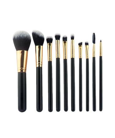 10-Piece Makeup Brush Set - Complete Beauty Tools for Powder & Eye Shadow | International Shipping Available - Buy Online on GoSupps.com