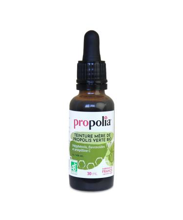 PROPOLIA - Teinture m re Propolis Verte Bio - Immunit & D fenses Naturelles - Haute Concentration (21%) - Sans gluten - Fabriqu e en France - Flacon 30 Ml