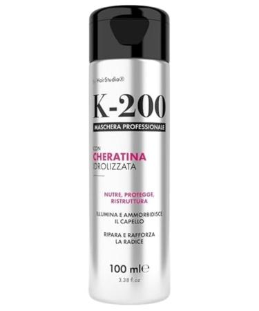 Aloha Labs K200 Repairing Hair Mask with Hydrolyzed Keratin Argan Oil Hyaluronic Acid and Panthenol Protects Nourishes and Repairs Intensive Nutrition 200 ml