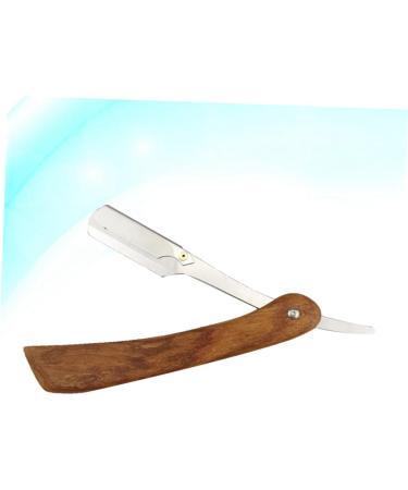 Beavorty Men's Wet Razor Safe Manual Double Edge Hair Trimmer for Eyebrows & Face | Premium Wooden Design - Buy Online on GoSupps.com