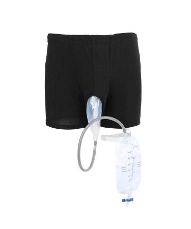 Portable Urinal Collector & Catheter Holder for Men - Reusable Silicone Urine Funnel & Incontinence Pants - Buy Online on GoSupps.com