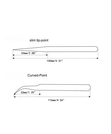 AKOAK Precision Anti-Static Stainless Steel Tweezers for Eyelash Extension & Jewelry Making - Pack of 2 - Buy Online on GoSupps.com