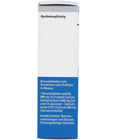 Calcium-Sandoz Forte 500mg Effervescent Tablet - Pack of 20 - Buy Online on GoSupps.com