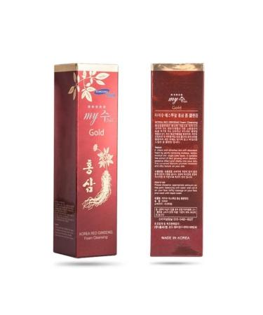GOLD MYJIN Korean Red Ginseng Foam Cleansing - 130ml | Premium International Shipping - Buy Online on GoSupps.com