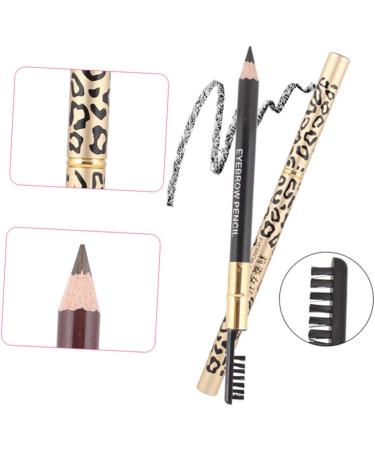 Healeved 2pcs Makeup Eyebrow Pencils Dark Coffee Pencils Brown Eyebrow Pencil Eyebrow Filler Eyeshadow 1 count (Pack of 1) As Shown - Buy Online on GoSupps.com