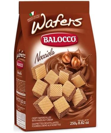 Balocco Wafers Hazelnut | 250G | Nocciola Cream | Wafers Hazelnut | Perfect Snacks for Every Time | Hazelnut Cream | Flavored Sandwich Biscuit Wafer (Pack of 2) - Buy Online on GoSupps.com