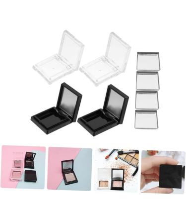  PAMINGONO 2-Piece Makeup Storage Box Set: Black and Transparent Boxes with Trays for Eyeshadows and Lipsticks - Practical for Organizing and Personalizing - Buy Online on GoSupps.com