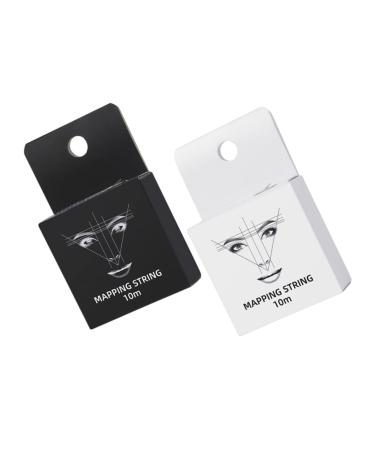 Outanaya 2pcs Ink Eyebrow Microblading Ruler Eyebrow Makeup Tool Eyebrow Ruler Makeup Supply