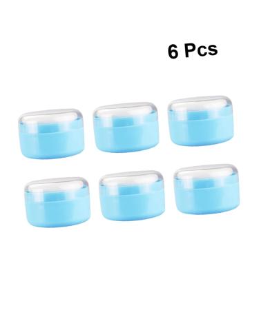 Beavorty 6pcs Kids Travel Set with Makeup Containers and Portable Powder Sieve - Blue - Buy Online on GoSupps.com