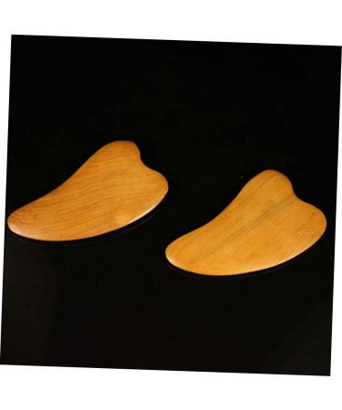 Healeeved Gua Sha Board Set - 4 Heart Shape Wooden Facial Massage Tools for Spa Scraping & Relaxation - Buy Online on GoSupps.com