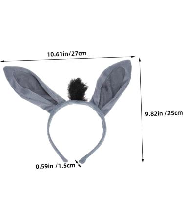 AUTSUPPL Little Donkey Headband Cute Headband Donkey Prop Women Headdress Girl Hair Accessory Party Hair Bands Adult Animal Ears Headband Headbands for Women Hair Accessories for - Buy Online on GoSupps.com