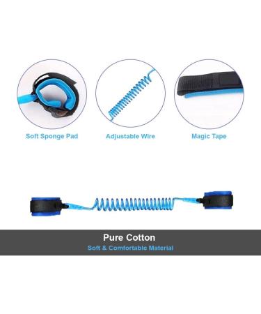 OrionMart Anti Lost Wrist Link Belt for Toddlers - Baby Blue - Extendable up to 150cm - Safety Leash for Boys & Girls - Buy Online on GoSupps.com