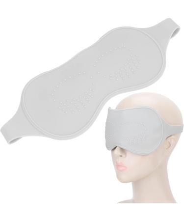 Qukaim Gel Cooling Eye Pad Gel Eye Pad Reusable Hot Cold Eye Compress Adjustable Silicone Eye Patch for Fatigue Relief Gray - Buy Online on GoSupps.com
