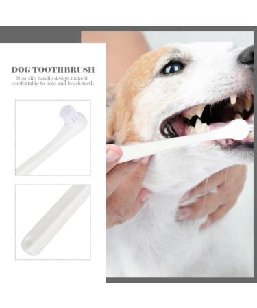 Balacoo 4pcs Pet Toothbrush Chewable Toothpaste Dog Toothbrush Stick -bristle Toothbrush Handheld - Buy Online on GoSupps.com