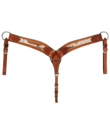 Royal King Cowhide Roper Breast Collar brown