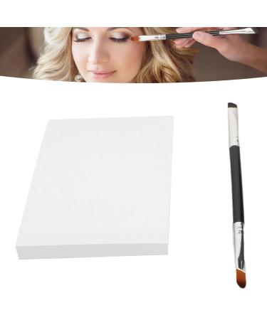 Buy L Size Disposable Mixing Palette | Waterproof Makeup Paper & Double Ended Brush - Ideal for Nail Art & Painting - Buy Online on GoSupps.com