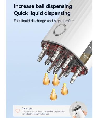 Luxurious 3-in-1 Hair Treatment Massager with Lights | 70ml Growth Applicator for Healthy Hair | International Shipping - Buy Online on GoSupps.com