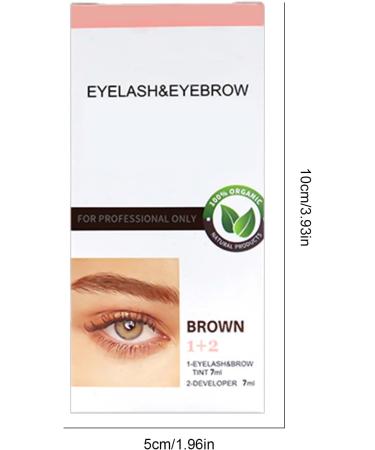 Eyebrow Dye Kit Quick Drying Waterproof Eyebrow Dye Semi-permanent Lash Tinting Quick Dry Waterproof Long-lasting Tint For Natural Eyelash Fast And Safe Results - Buy Online on GoSupps.com