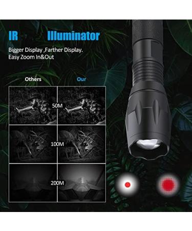 DIY Night Vision Scope for Riflescopes | FCC Certified Digital Hunting Scope with IR Flashlight Camera and 5 Screen - Buy Online on GoSupps.com