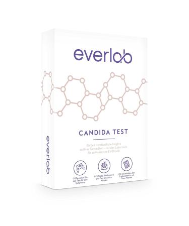 Everlab Candida Test - Candida Albicans & other mushrooms quickly & simply test at home |Stool test including tongue smear |Self -test for home