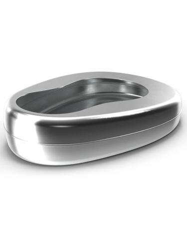 Stainless Steel Bedpan with Lid Firm Thick Stable Bedpan Heavy Duty Smooth Contoured for Male Female Bed-Bound Patient Personal Care