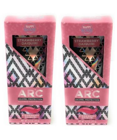 ARC Strawberry Daiquiri Flouride Toothpaste Oral Care Enamel Protection 4oz Set of 2