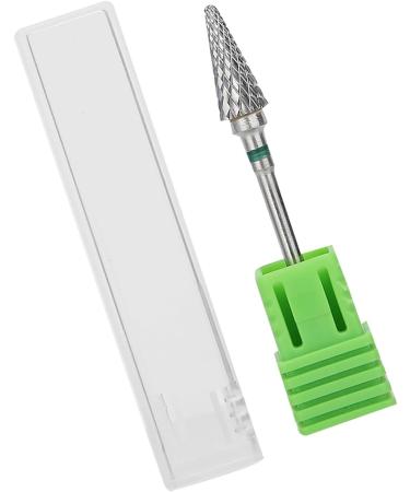 Tungsten Steel Nail Art Manicure Drill Electric Pedicure Manicure Grinding Head (Green Label) Gr nes Etikett - Buy Online on GoSupps.com