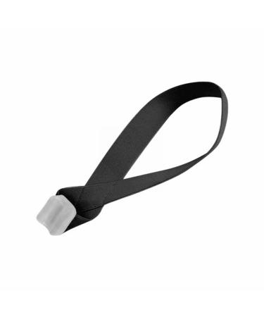 Single Side Pull Bunion Orthosis Day And Night Wearable Shoes Big Toe Overlap Toe Separator Tension Band Cloth Gel Nail Remover Clips (Black B) B Black