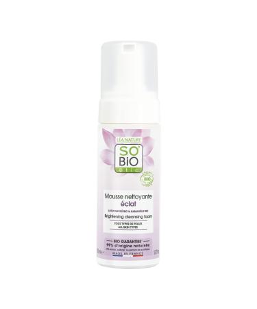 SO'BiO tic - Mousse nettoyante clarifiante - Pour Une Peau Parfaite - 1ers signes de l' ge - Certifi Cosmebio - Flacon de 150 ml 150 ml (Lot de 1)