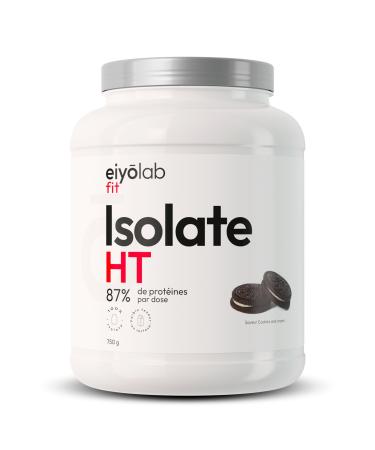ISOLATE HT | Protein Isolate Powder | Up to 90% Rapid Bodybuilding Protein | Rich in BCAA and Glutamine | Smooth Texture Cookies Flavor | Low Lactose | 750G | Eiyolab