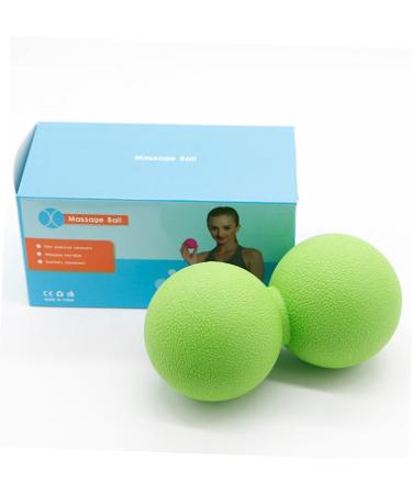 Hapinary Peanut Foot Massager - Deep Tissue Vibration Roller & Trigger Point Ball for Yoga & Relaxation - Medium Green - Buy Online on GoSupps.com