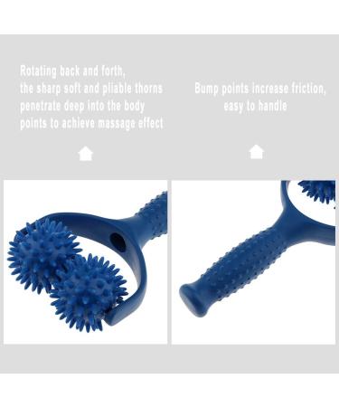 Baosity Blue Ball with Handle - Pain Relief Muscle Reflexology Massage Device for Hands & Feet - Buy Online on GoSupps.com