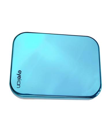 Solustrie mini contact lens bottle Contact lens organizer Protect Protection tent Plastur lensetui container for lenses invisible container accompanying box contact lens container travel organizer blue 8.3*6.2*2.1cm