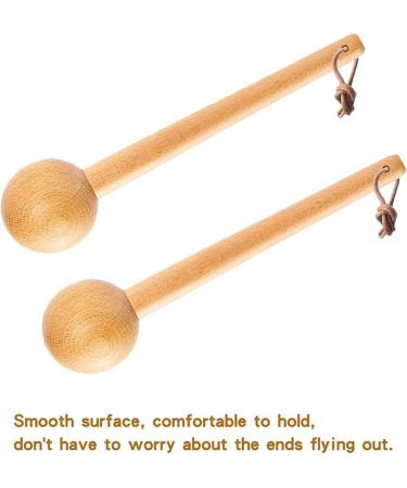 Heavy Wooden Baseball Glove Mallet - Durable 31x6.8 cm Hammer for Perfectly Shaping Gloves | Shop Internationally - Buy Online on GoSupps.com