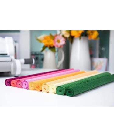 Sizzix Surfacez Crepe Paper 12x24 Color Splash - 10 Sheets, Multicolor - Buy Online on GoSupps.com
