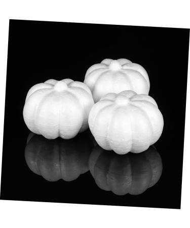 Ciieeo 25 Pcs Halloween Pumpkin Decoration Foam Craft Pumpkins Thanksgiving Day Party Decor Paint for Pumpkins Diy Pumpkin Halloween Home Decor Simulation Pumpkin Mini White Foam Ball Whitex5pcs 8.8*8.5*5cmx5pcs - Buy Online on GoSupps.com