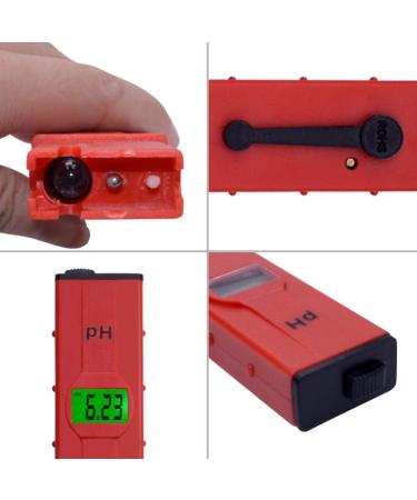 Digital PH Meter 0-14 Pen-Type Pool Aquarium ph Tester Drinking Water Purity Analyzer Soil Paper ph Meter - Buy Online on GoSupps.com