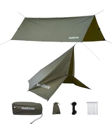 NatEtoile Camping Tarps 13x10ft Hammock Rain Fly  Heavy Duty Waterproof Rain Fly Cover for Hammock Camping  Tarp for Under Tent  Hammock Tarp for Camping  Hiking  Backpacking - Buy Online on GoSupps.com