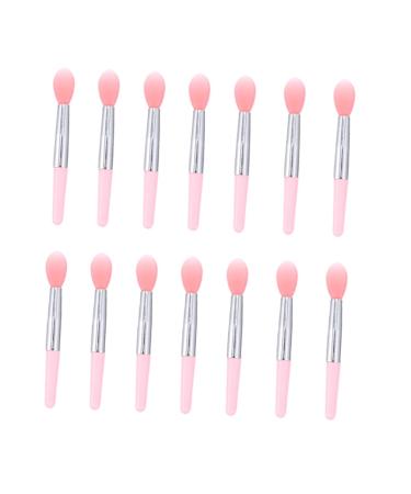 POPETPOP 5 Sets Lip Gloss Brush Eyeshadow Makeup Brush Beauty Supply Silicone Lip Brush Lip Scrubber Brush Women Makeup Brush Pink Miss Silica Gel Cosmetic Lipstick Brush
