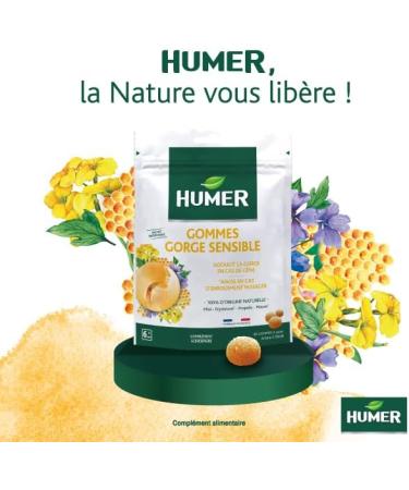 Humer - Sensitive Throat Erasers - Lemon Flavor - From 6 years old - Resealable & Recyclable Bag of 30 Erasers - Buy Online on GoSupps.com
