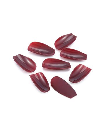 Brishow Ballerina Matte Artificial Nails - Brown Acrylic Press-On Full Cover - 24 pcs for Women & Girls - International Shipping - Buy Online on GoSupps.com