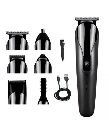 Hair Clippers for Men 6in1 Electric Clippers for Men Haircut Kit Hair Trimmer for Men Hair Cutting Kit Cordless Clippers for Hair Cutting Beard Trimmer Barbers Grooming Kit