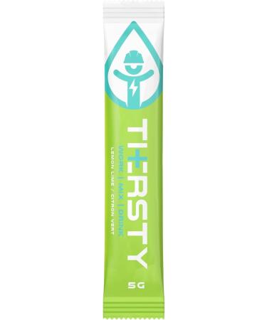 Thersty Electrolyte Powder ZERO Sugar Electrolyte Packets Designed for Rapid Hydration. All Natural Ingredients and Trusted by the World s most Demanding Insustries 40 Servings - Lemon Lime - Buy Online on GoSupps.com