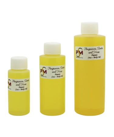 Papaya Fragrance Oil - 1 Fl Oz Plastic Bottle (30ml) 1 Fl Oz (Pack of 1)