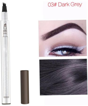 Waterproof Brow Pen Eyebrow Pen Waterproof Eyebrow Pencil for Professional Makeup Natural Brow 3pcs - Buy Online on GoSupps.com