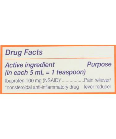 Motrin Children's Oral Suspension Ibuprofen Berry Pain Relief 4 Fl Oz - Pack of 1 - Buy Online on GoSupps.com